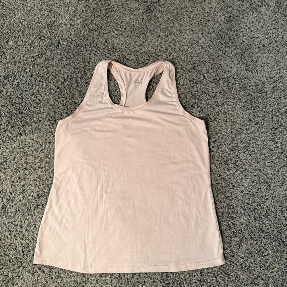 Jockey Light Pink Racerback Tank Top-Size Medium